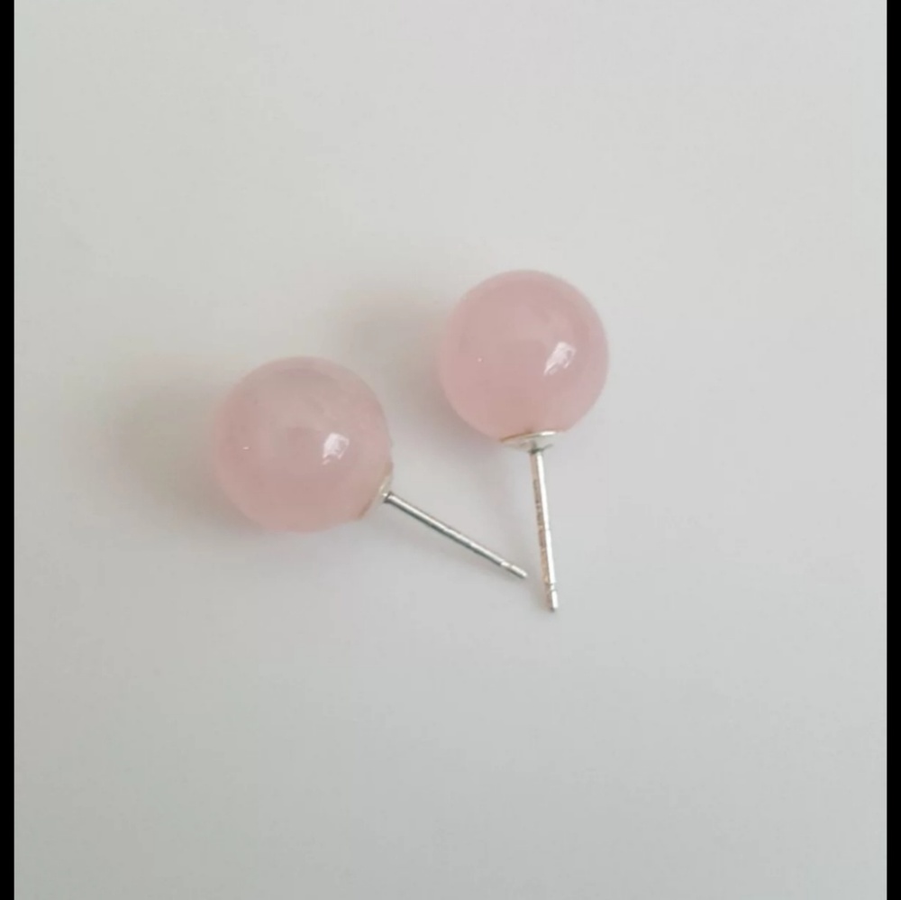 Rose Quartz Earrings